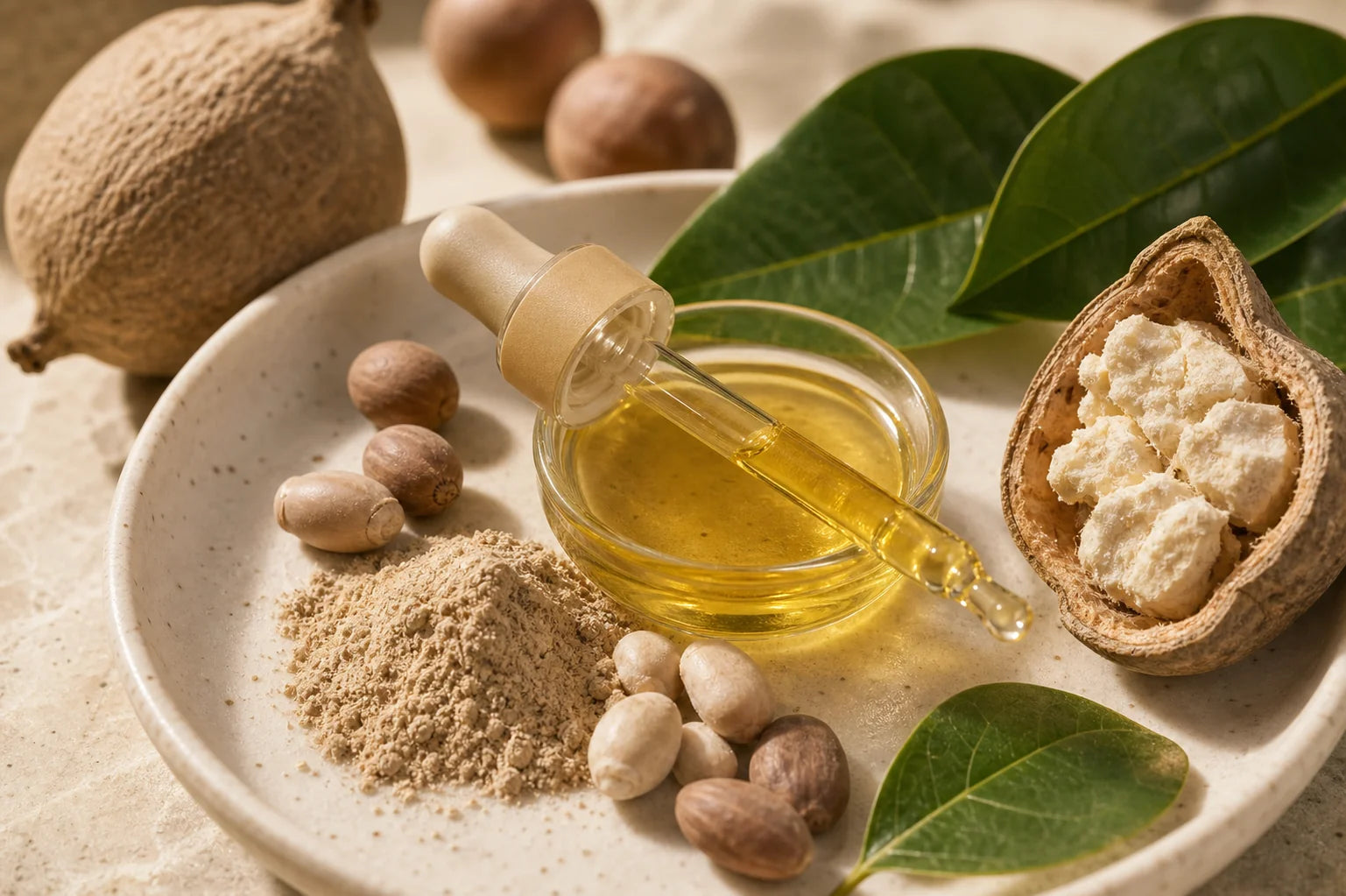 Baobab fruit, fruit powder and golden baobab oil
